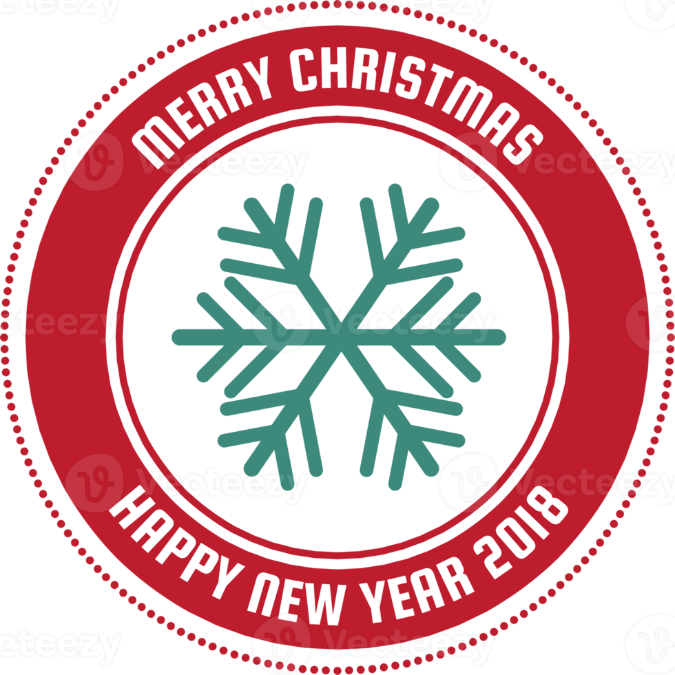 Merry Christmas and happy new year lettering and quote illustration png