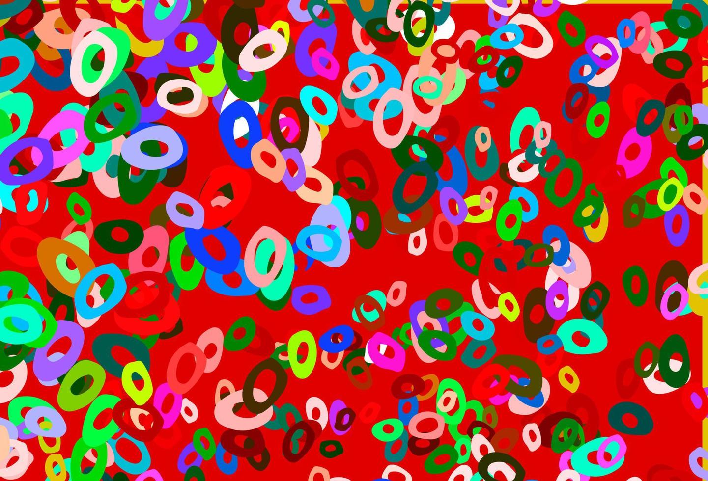 Dark Multicolor, Rainbow vector texture with disks.