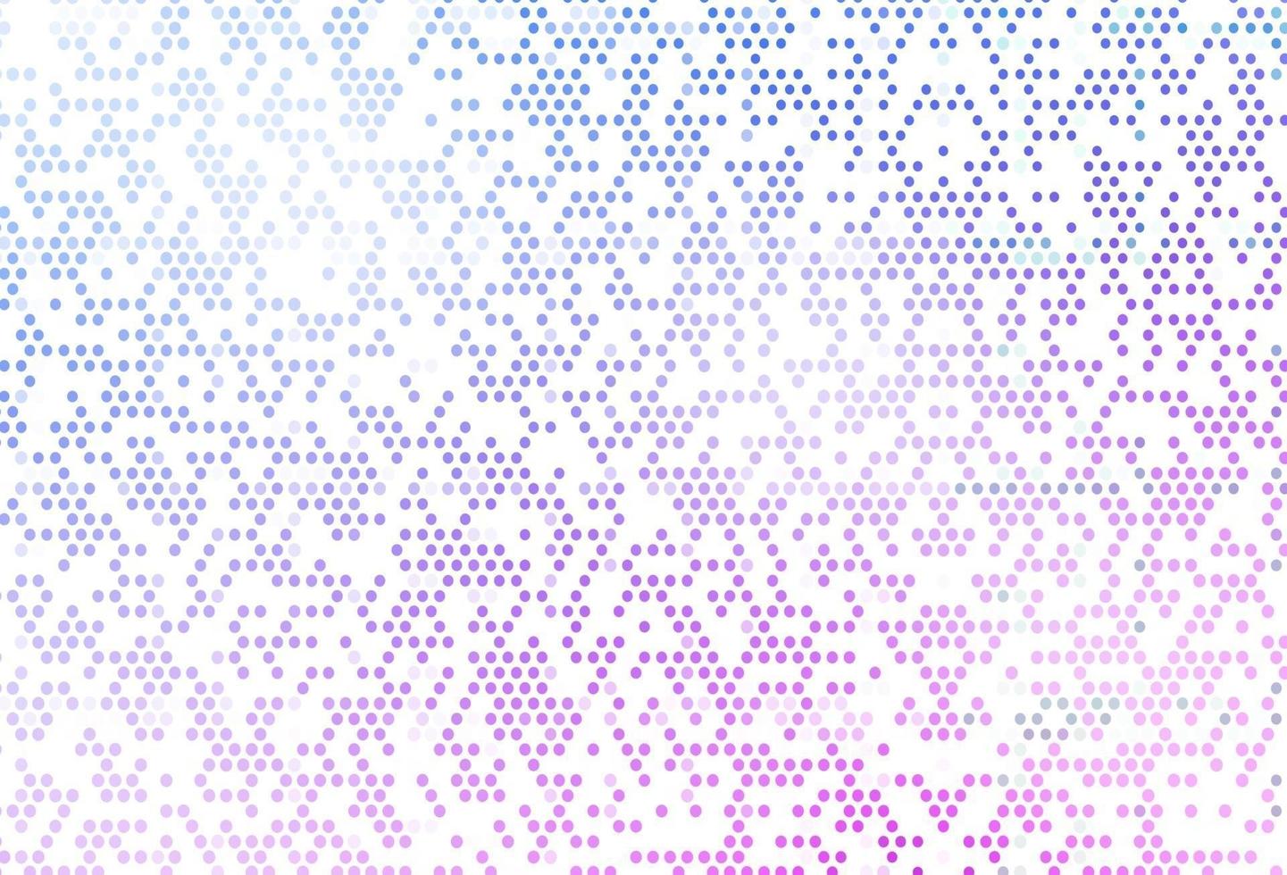 patrón de vector rosa claro, azul con esferas.