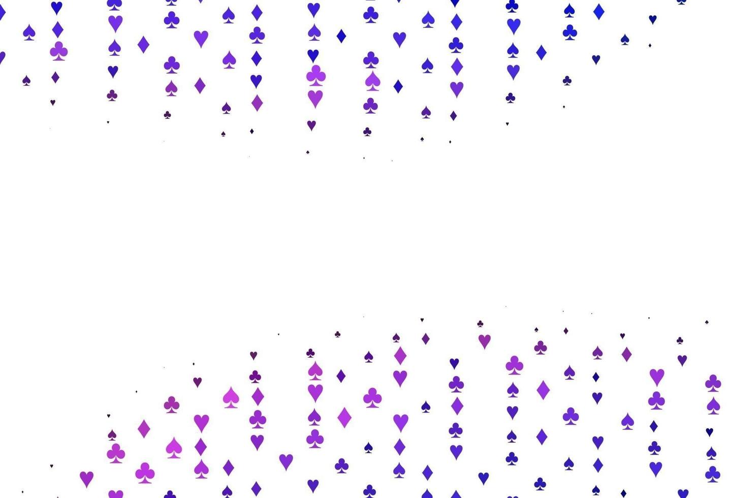 Light Pink, Blue vector pattern with symbol of cards.