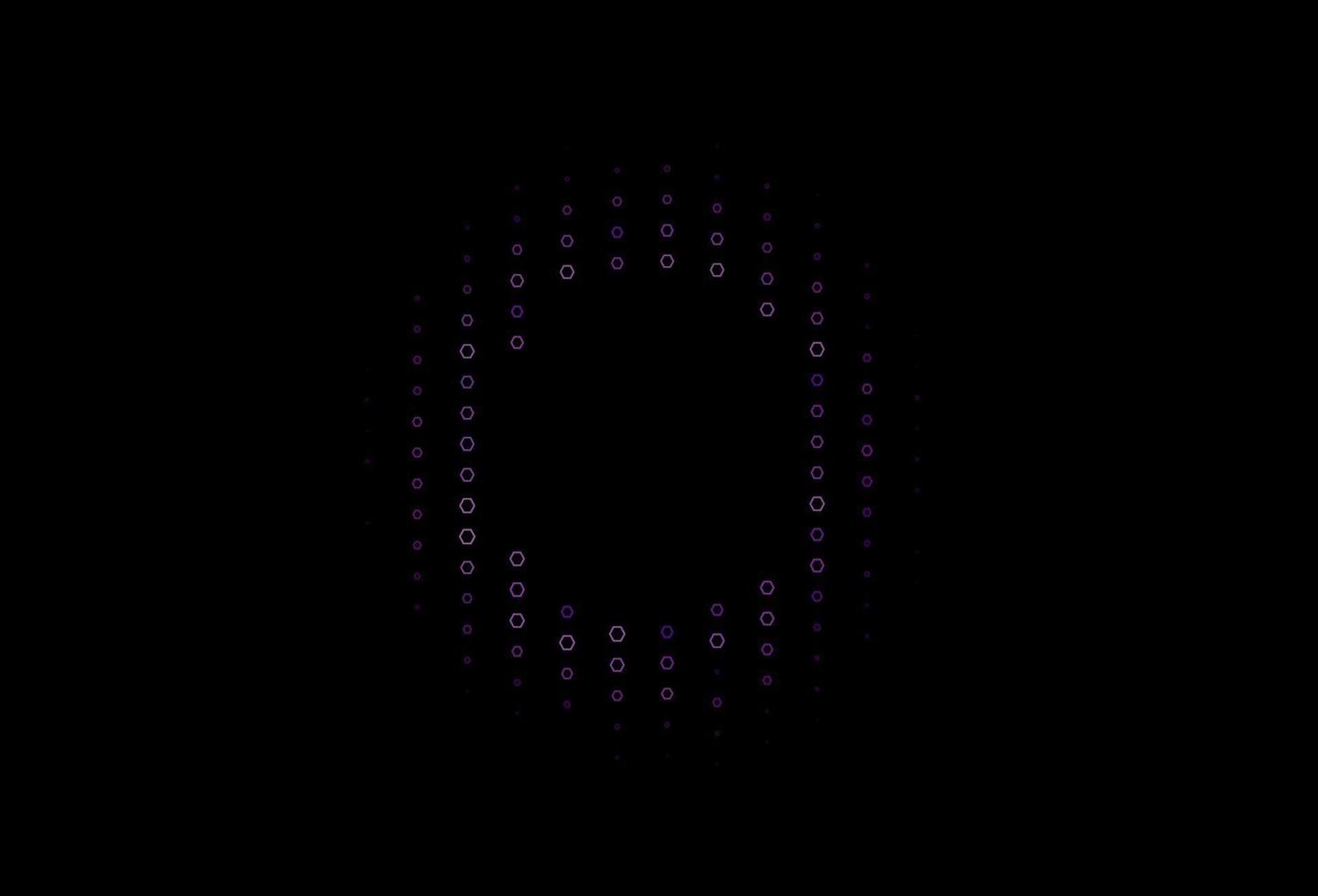 Dark Pink, Blue vector backdrop with hexagons.