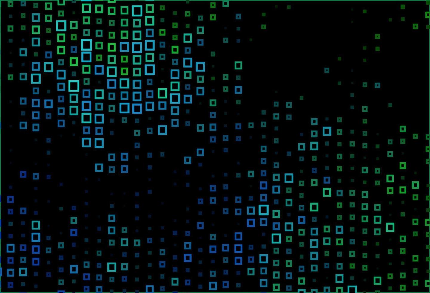 Dark Blue, Green vector texture in rectangular style.