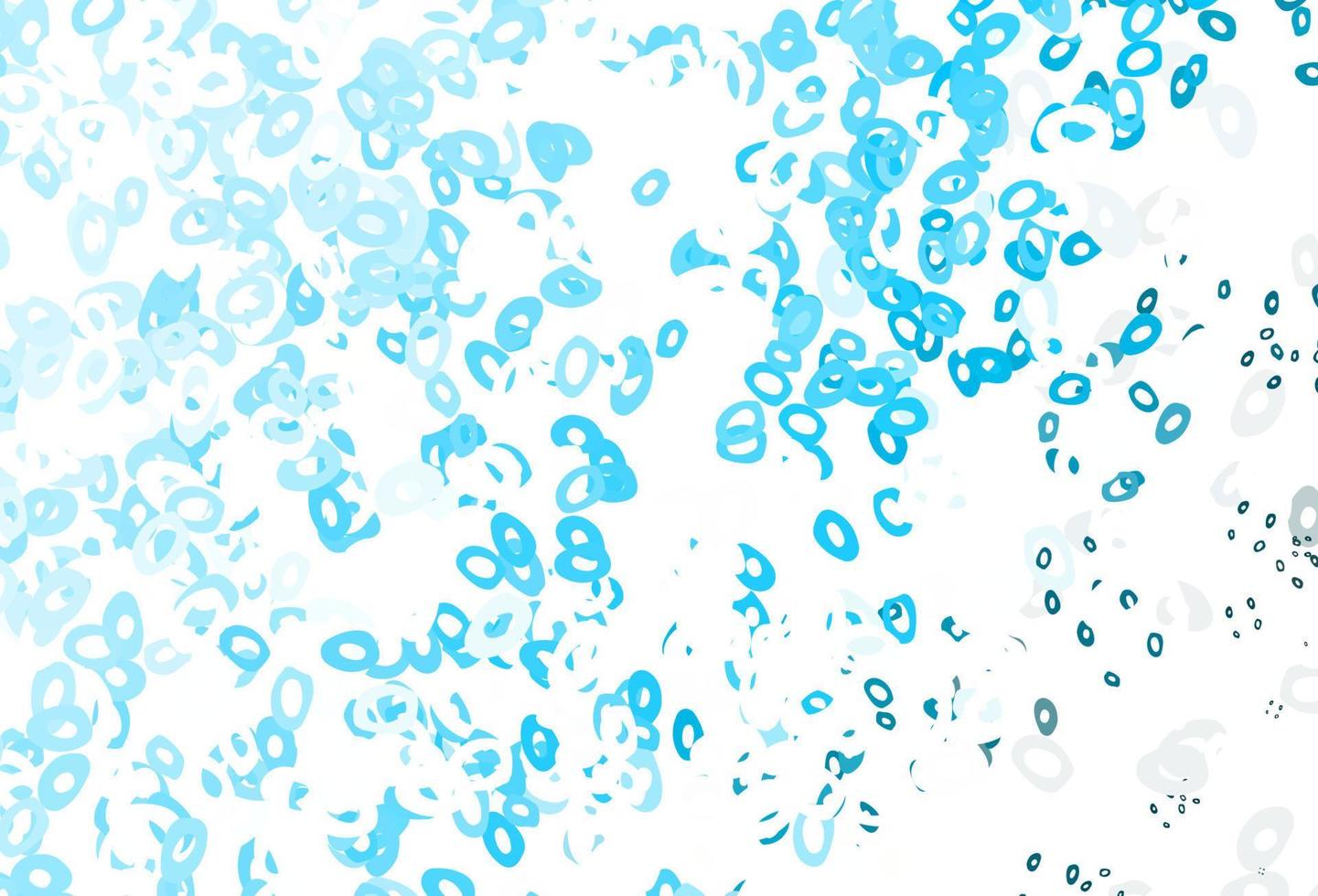 Light BLUE vector cover with spots.