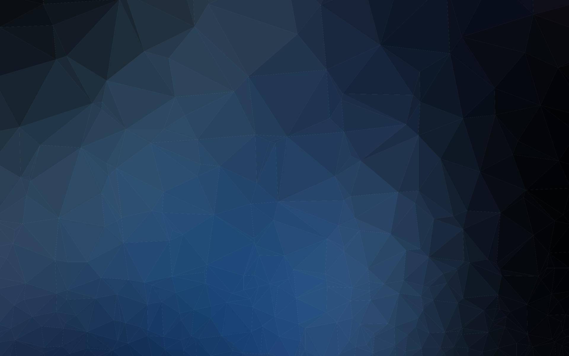 Dark BLUE vector polygonal background. 12231374 Vector Art at Vecteezy