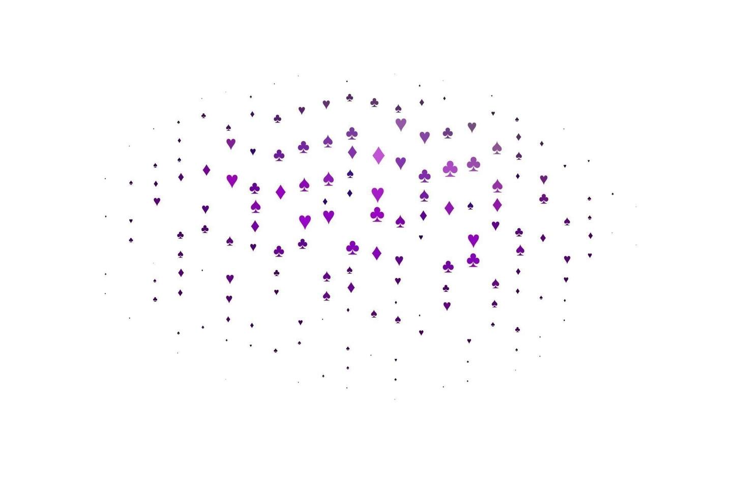 diseño vectorial violeta claro con elementos de tarjetas. vector