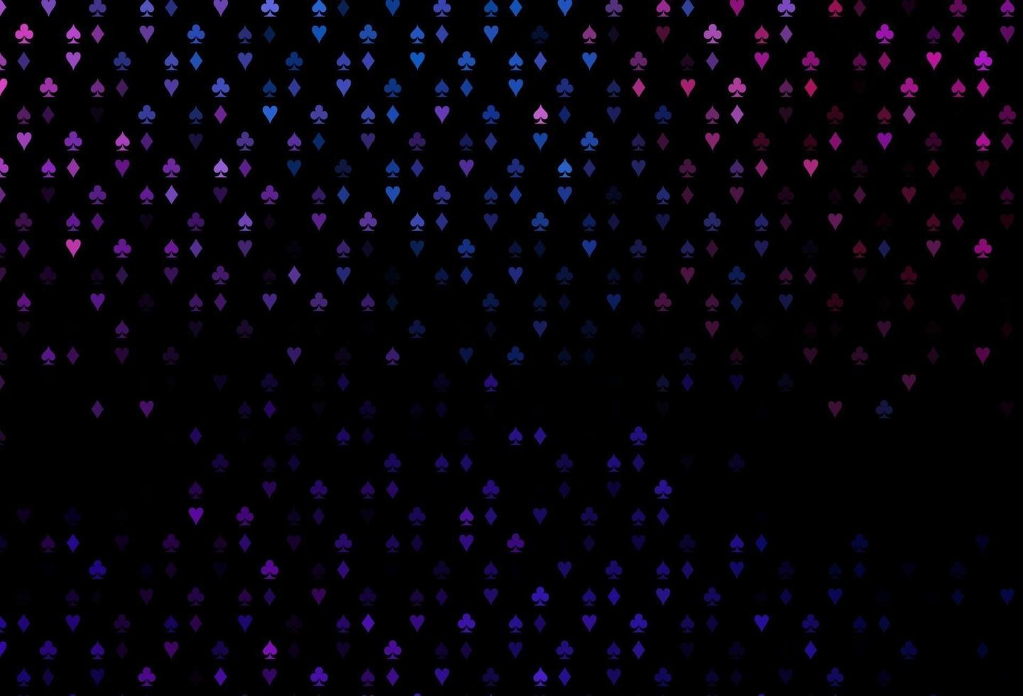 Dark Blue, Red vector template with poker symbols.