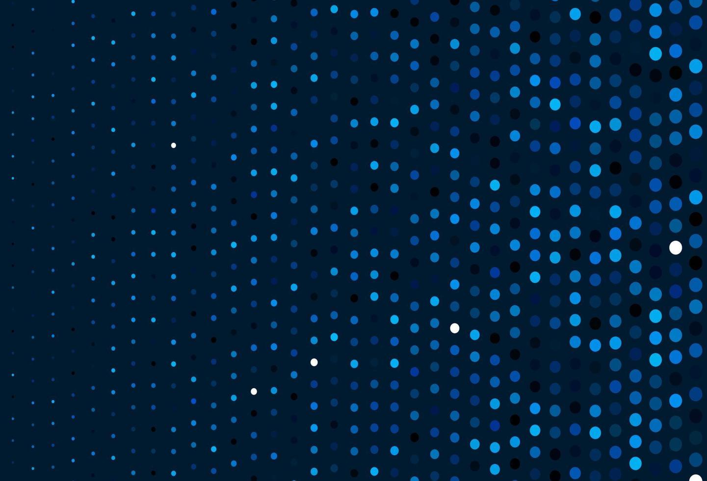 Dark BLUE vector template with circles.
