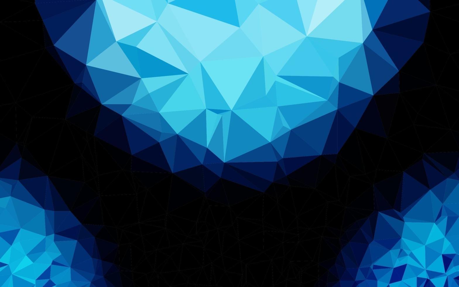 Light BLUE vector abstract polygonal texture.