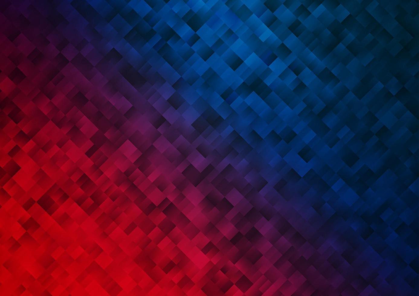 Dark Blue, Red vector texture in rectangular style.