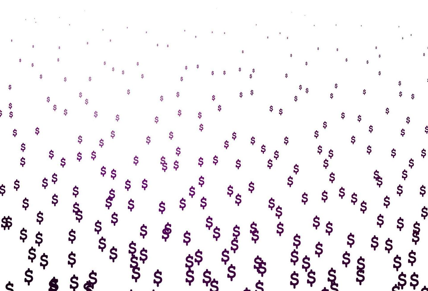 Dark Purple vector layout with banking symbols.