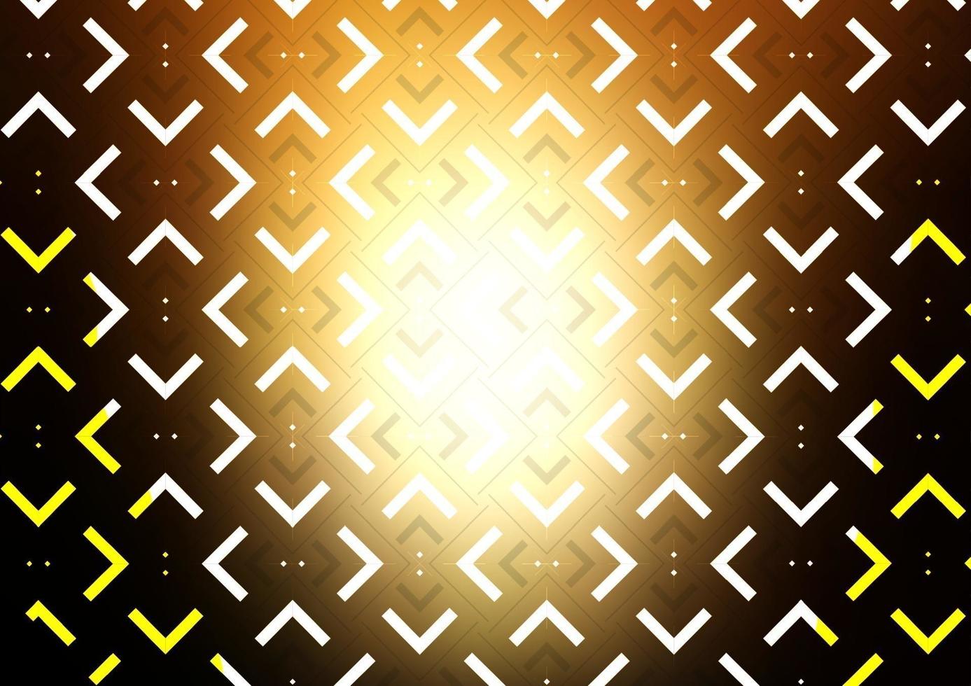 Dark Yellow, Orange vector template with repeated sticks.