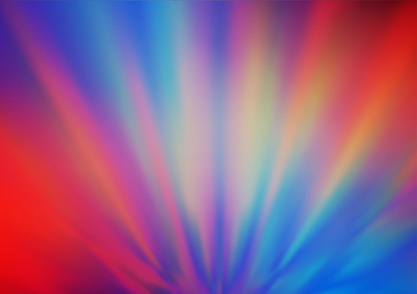 Light Blue, Red vector blurred bright background.