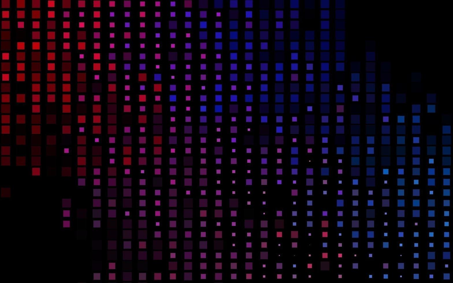 Dark Blue, Red vector background with rectangles.