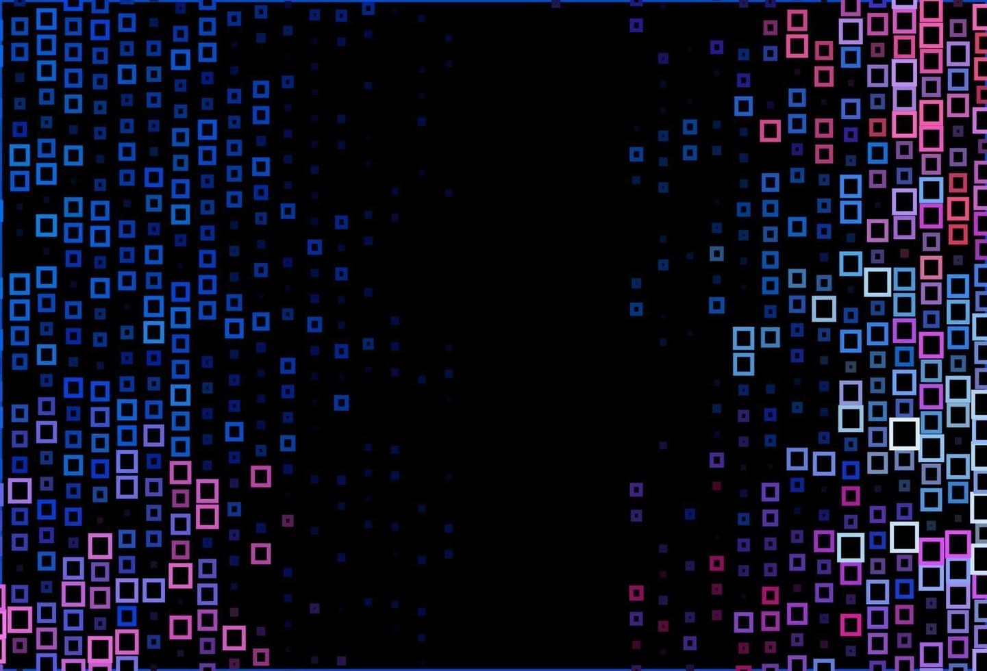 textura de vector azul oscuro, rojo en estilo rectangular.