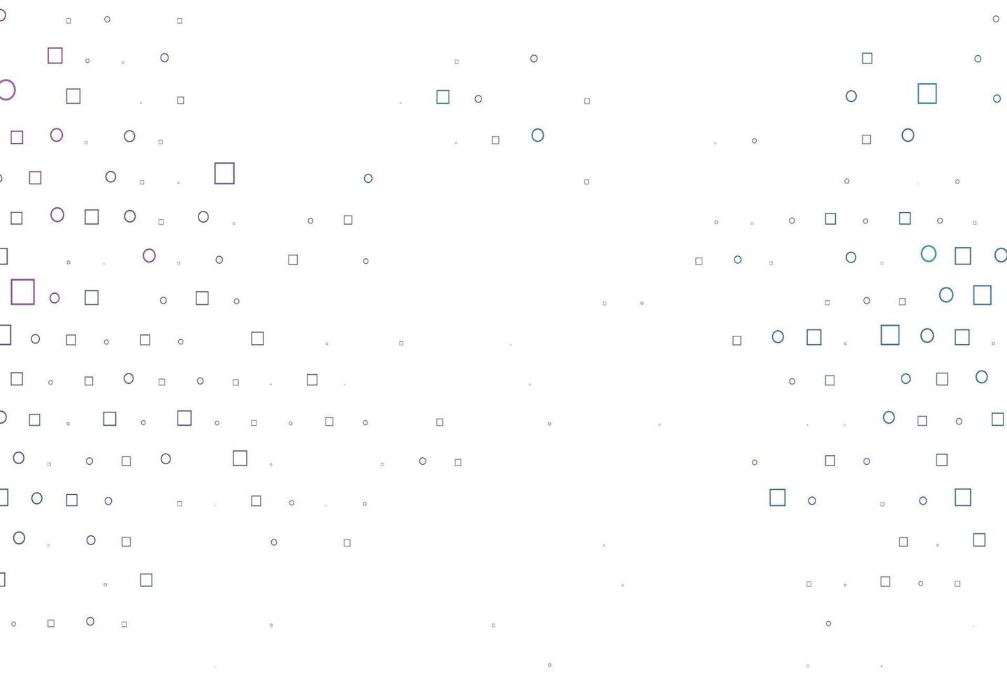 Light Blue, Red vector pattern with spheres, squares.