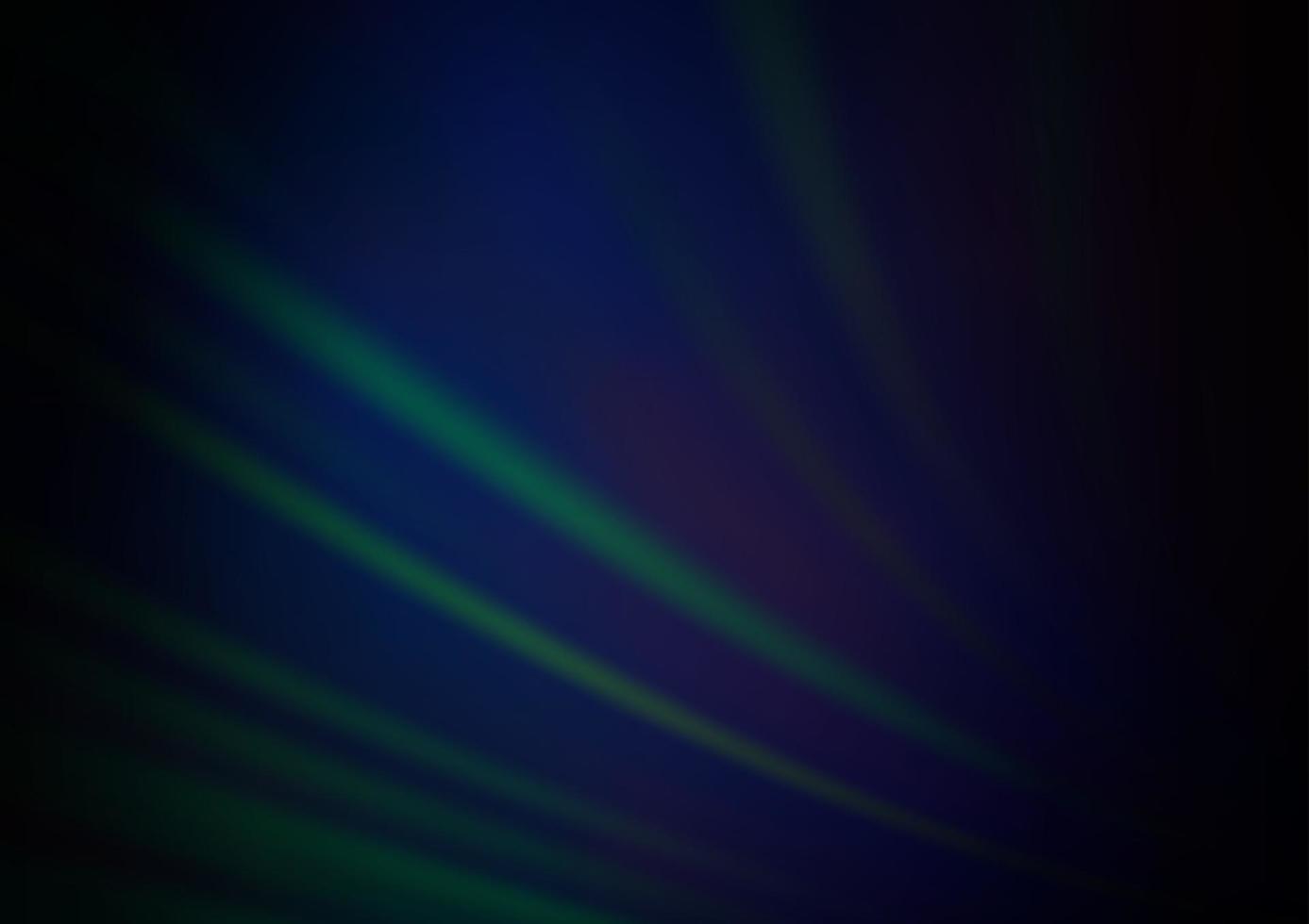 Dark BLUE vector blurred bright template.