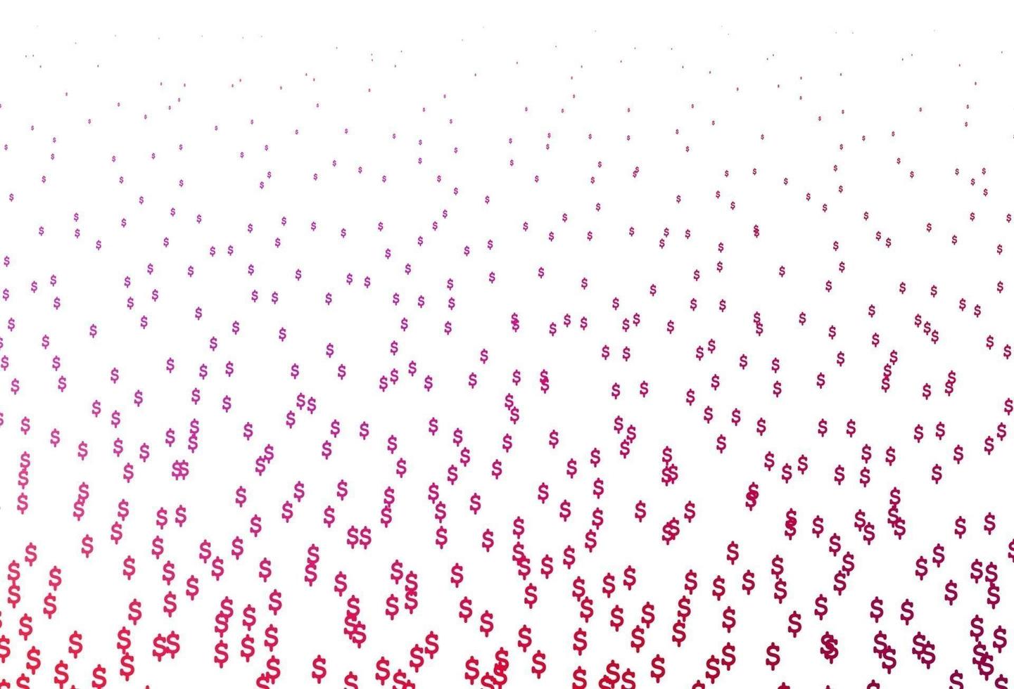 Light Purple, Pink vector background with Dollar.