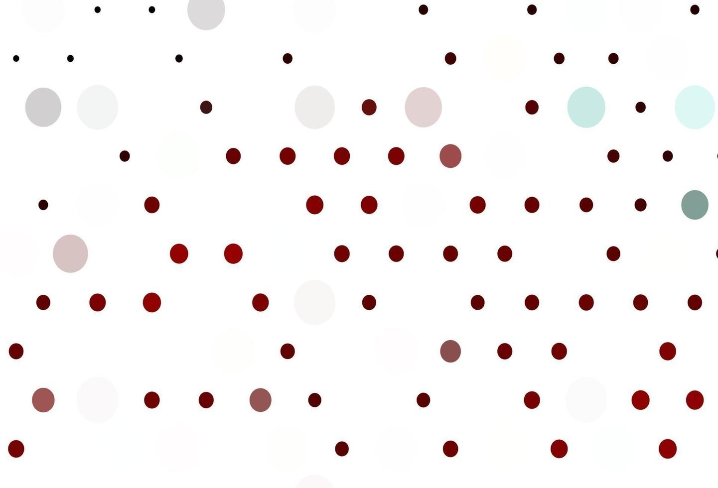 Light Red vector cover with spots.