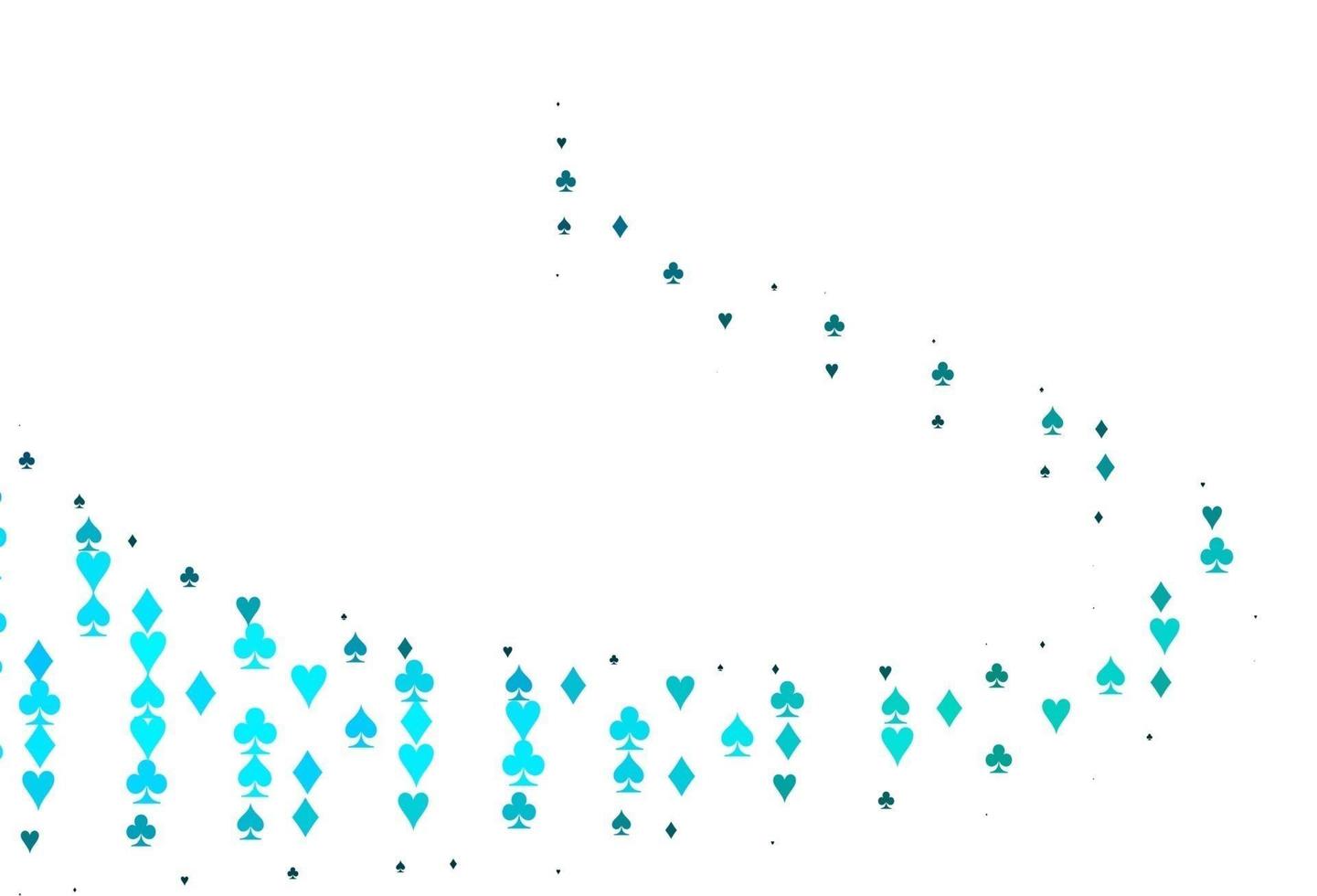 Light Blue, Green vector layout with elements of cards.