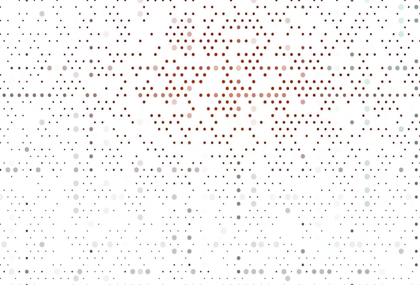 Light Red vector cover with spots.