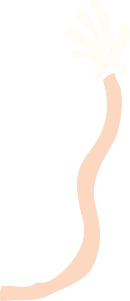 cartoon doodle retro hand gestures vector