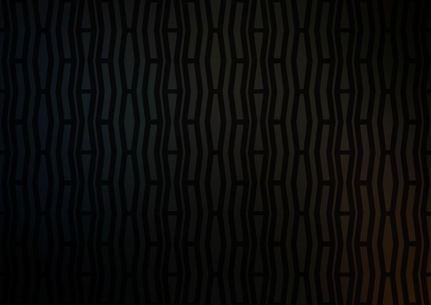 Dark Black vector background with straight lines.