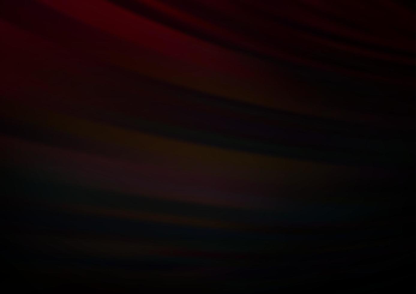 Dark Black vector template with lines, ovals.