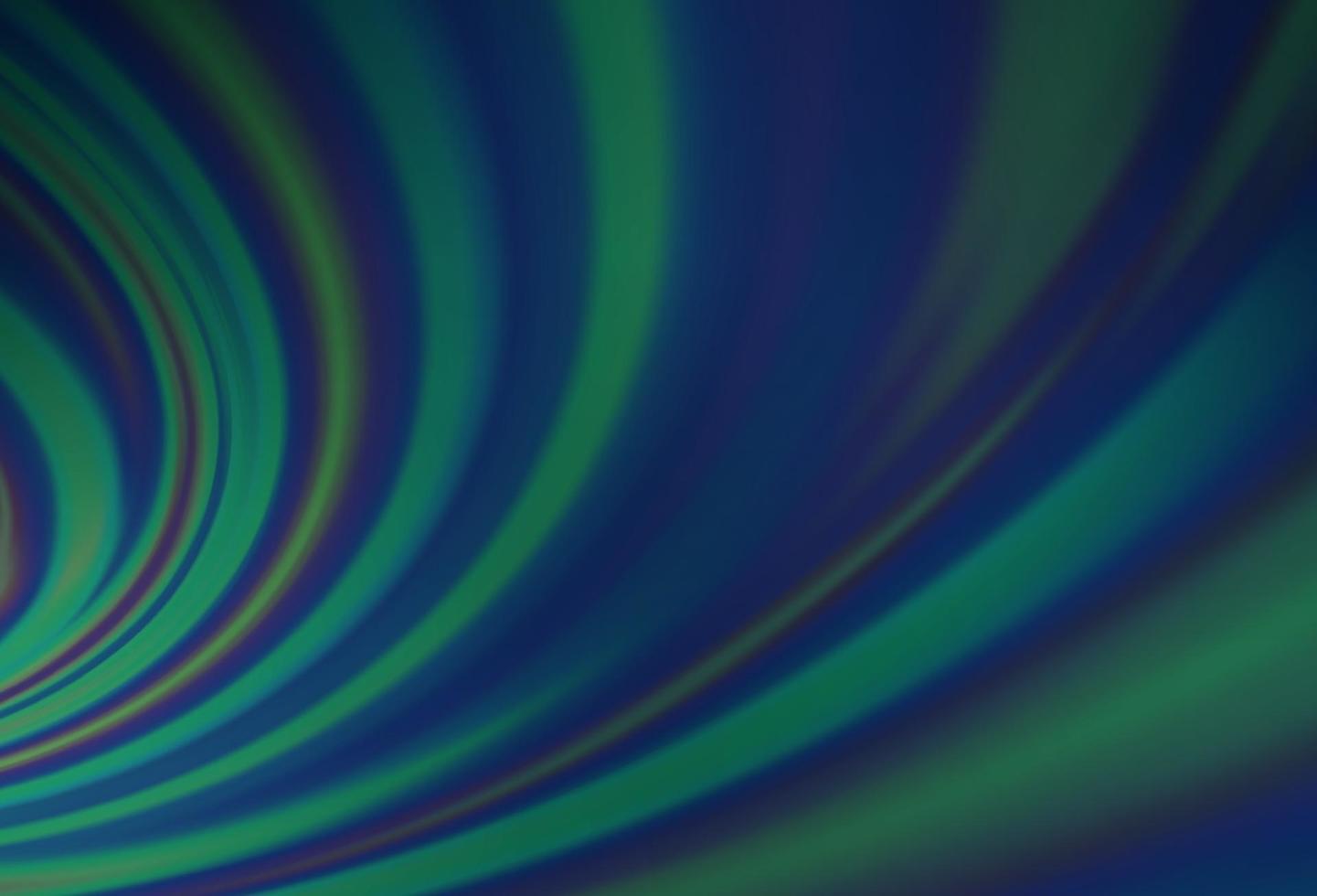 Dark BLUE vector pattern with lines, ovals.