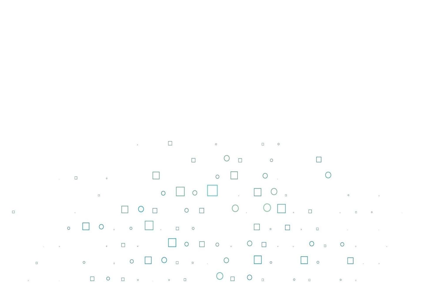 Light Black vector pattern with spheres, squares.