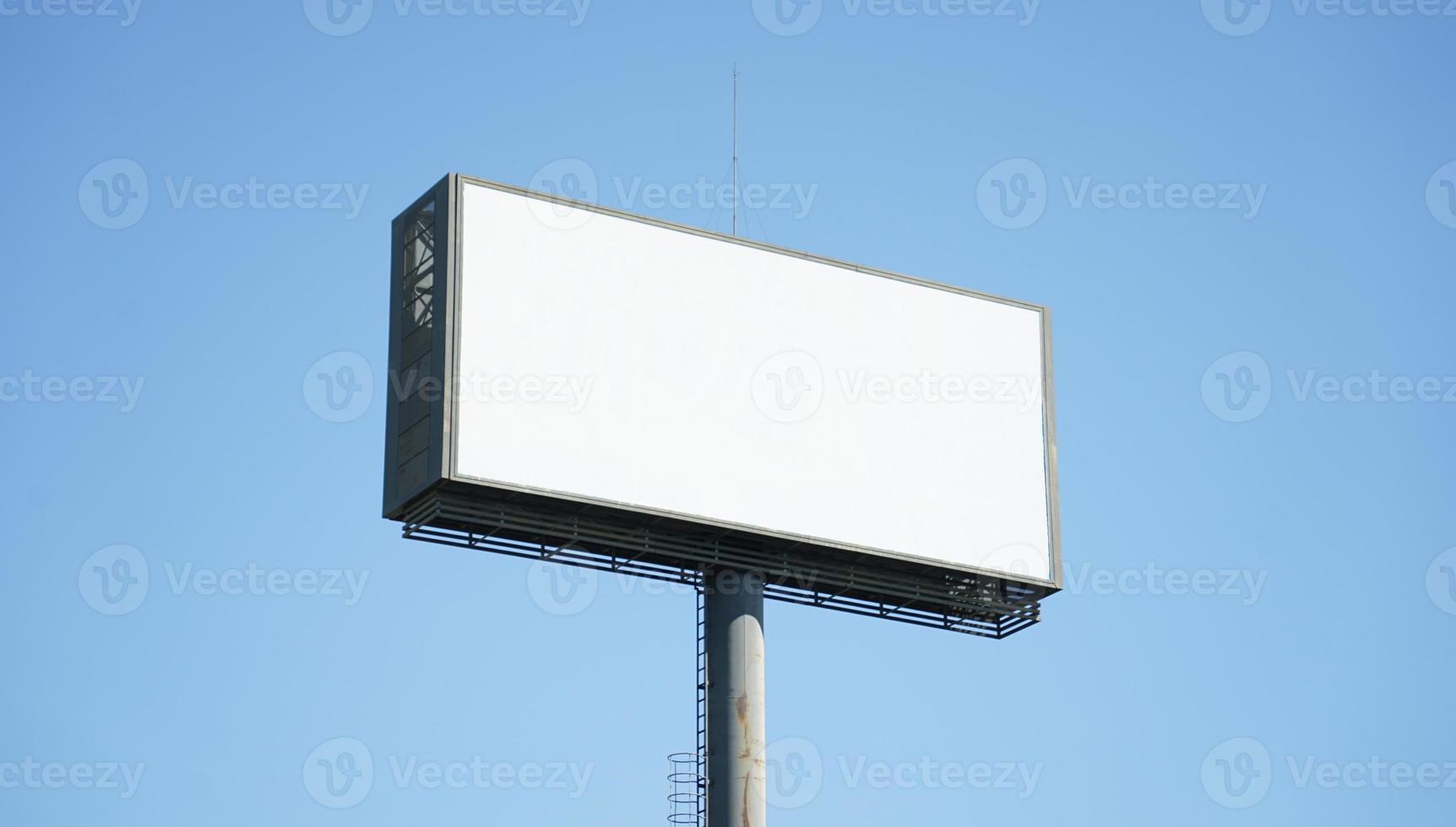 Outdoor advertising Scenery and Advertising Mockup photo