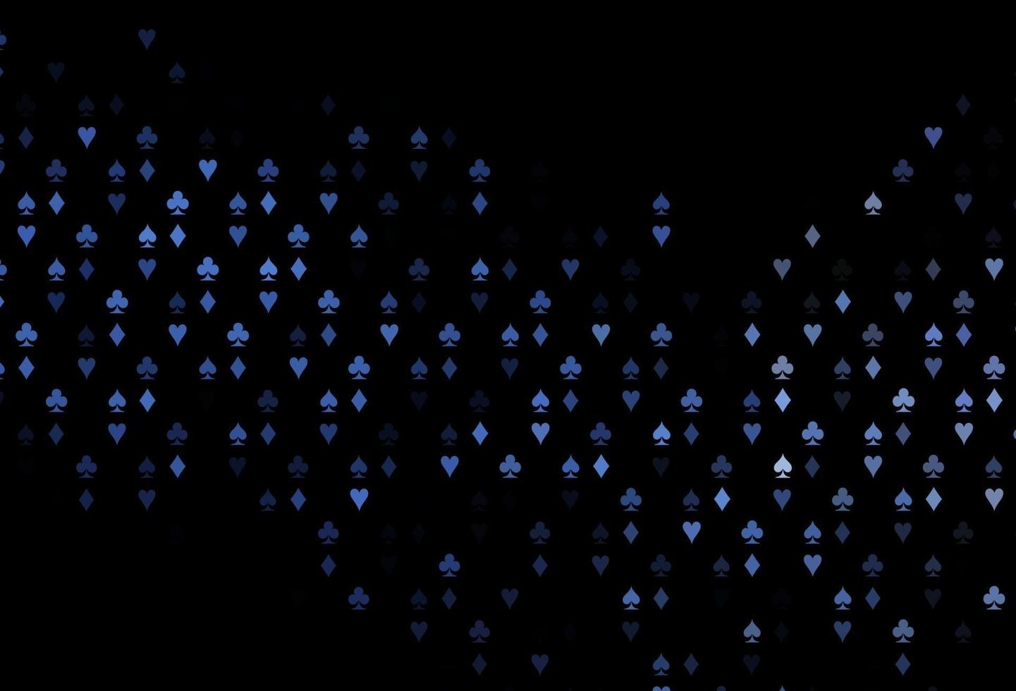 Dark Black vector layout with elements of cards.