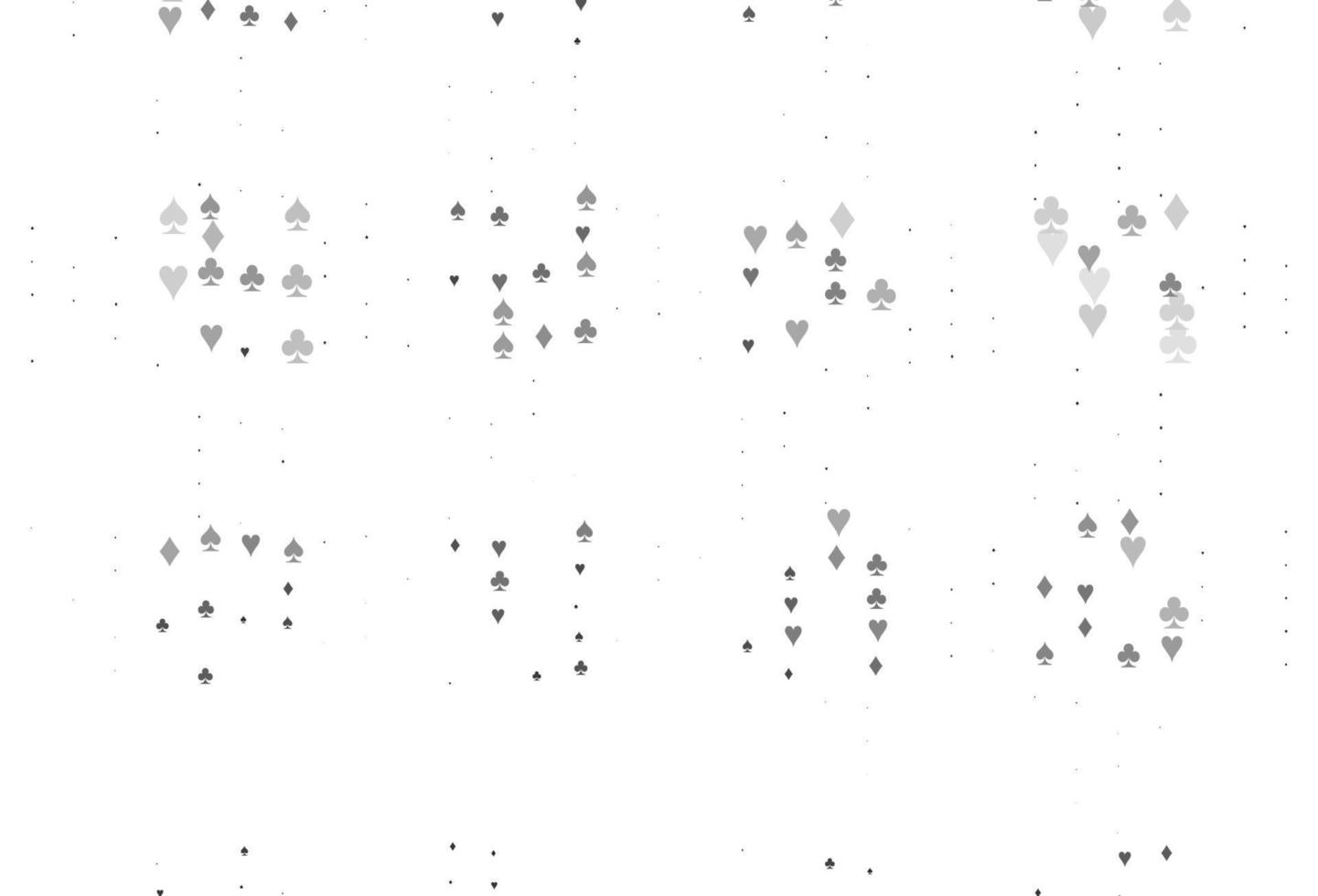 Light Silver, Gray vector cover with symbols of gamble.