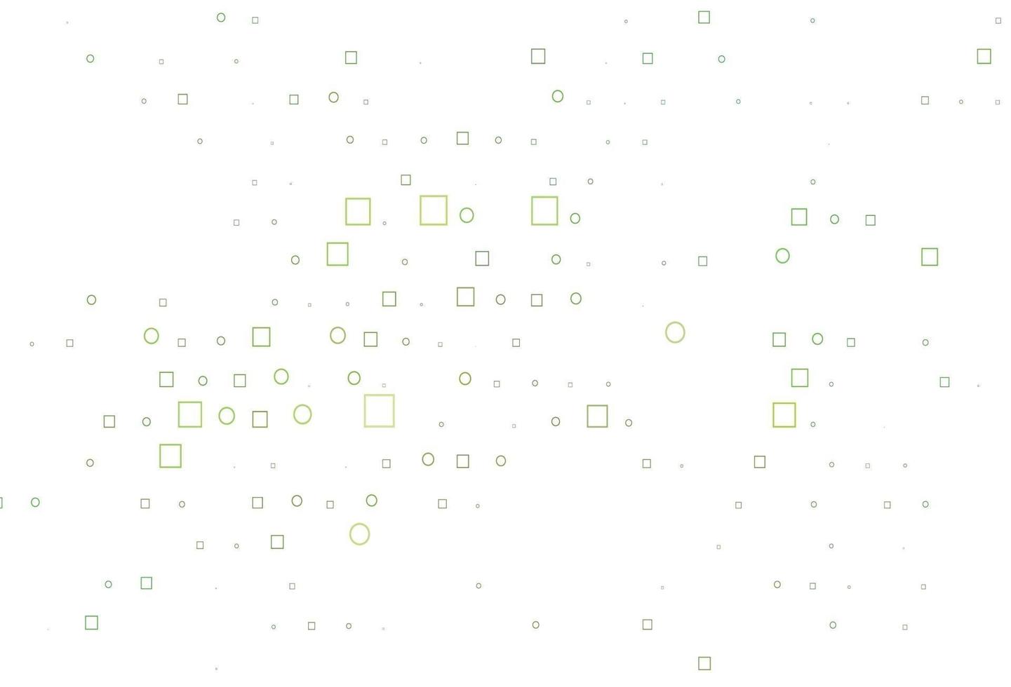 Light Green vector template with spots, rectangles.