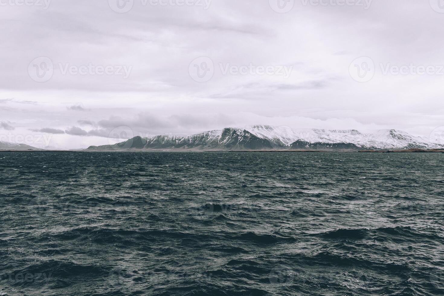 sea and mountains photo