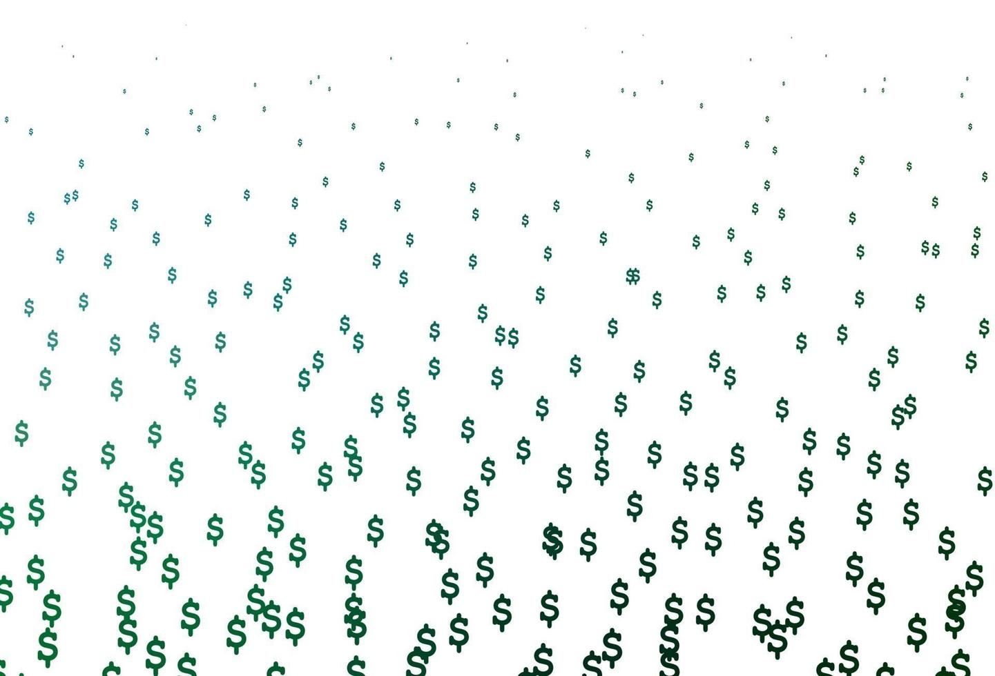 Dark Blue, Green vector pattern with Dollar.