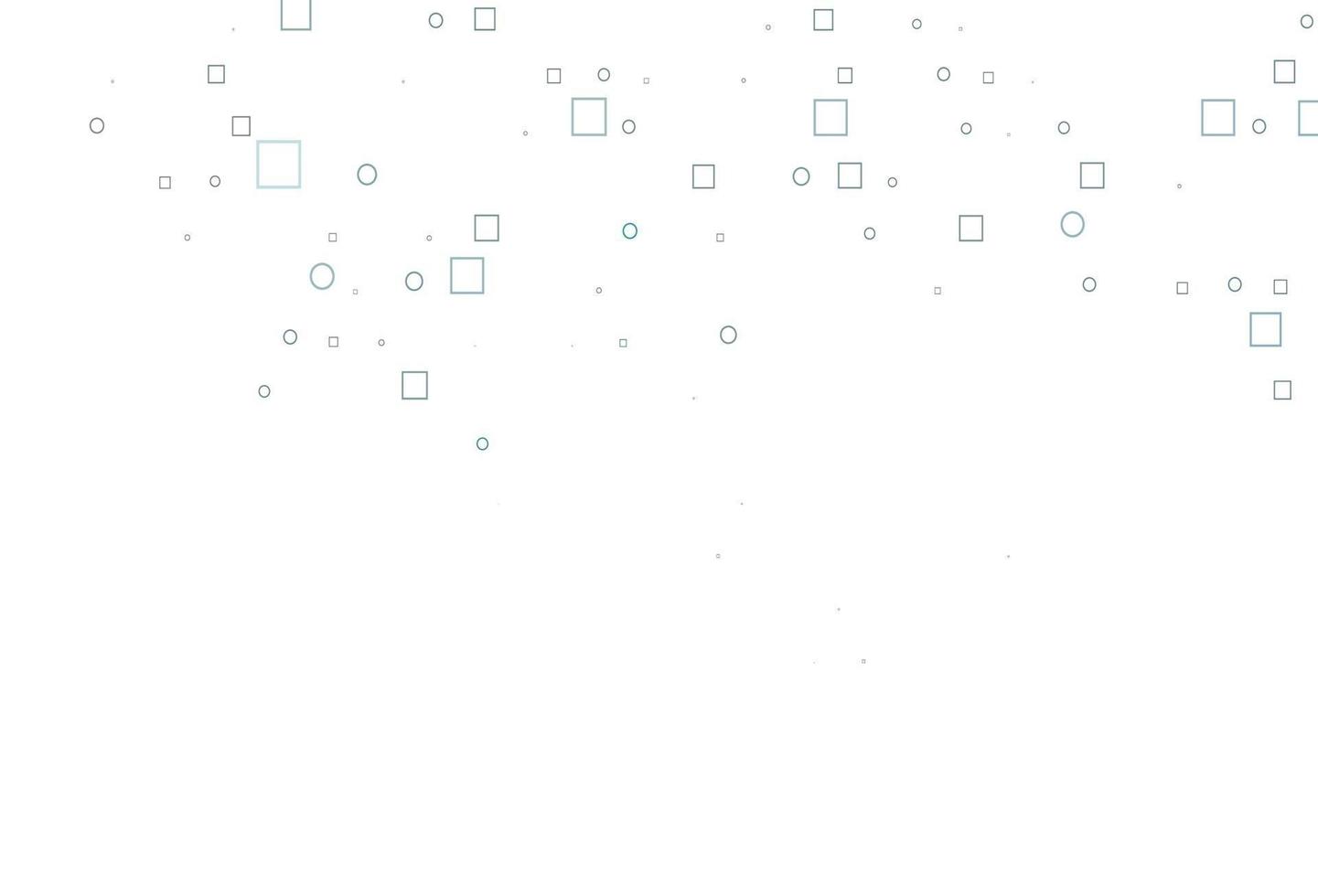 Light Green vector background with circles, rectangles.