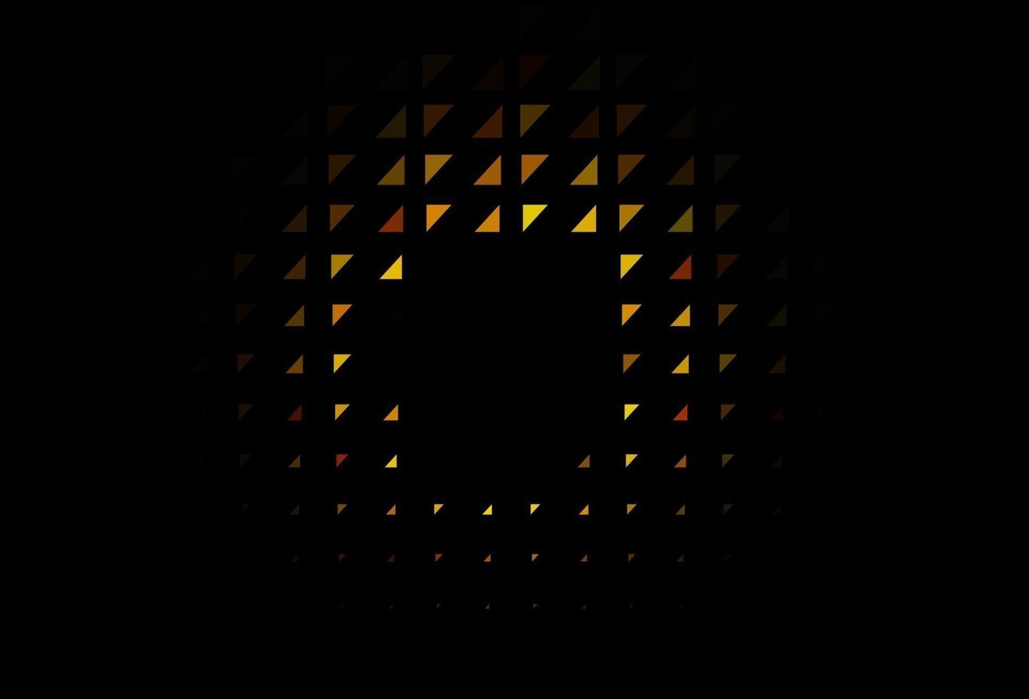 Dark Yellow, Orange vector pattern with spheres.
