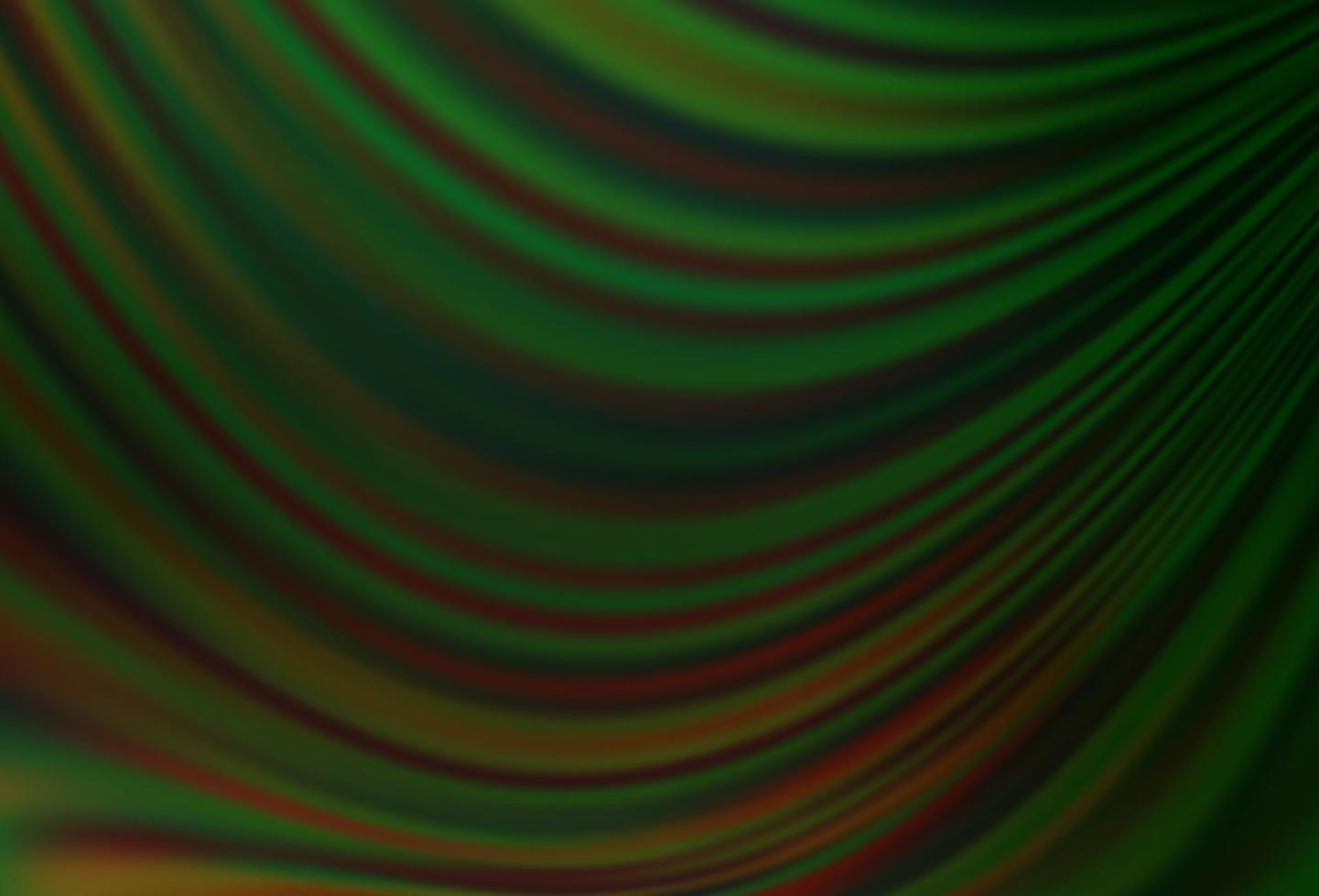 Dark Green vector template with liquid shapes.