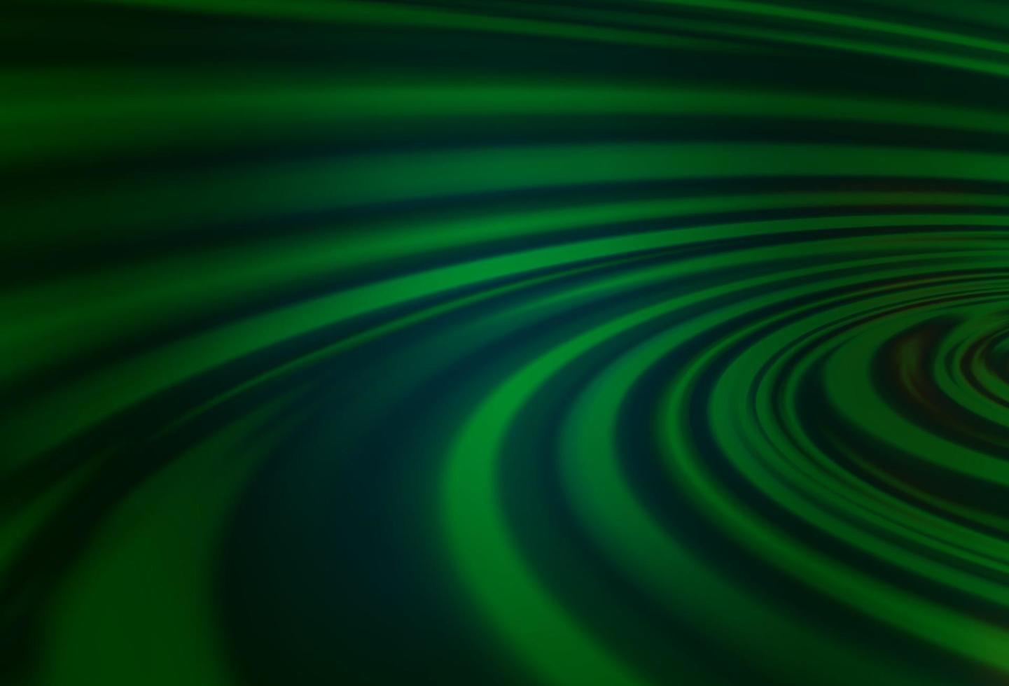 Dark Green vector pattern with lines, ovals.