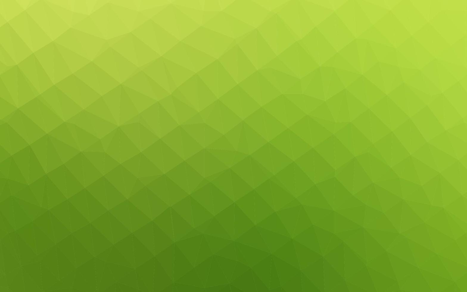 Light Green vector shining triangular background.