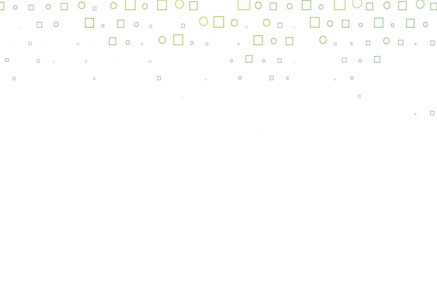 Light Green vector template with spots, rectangles.