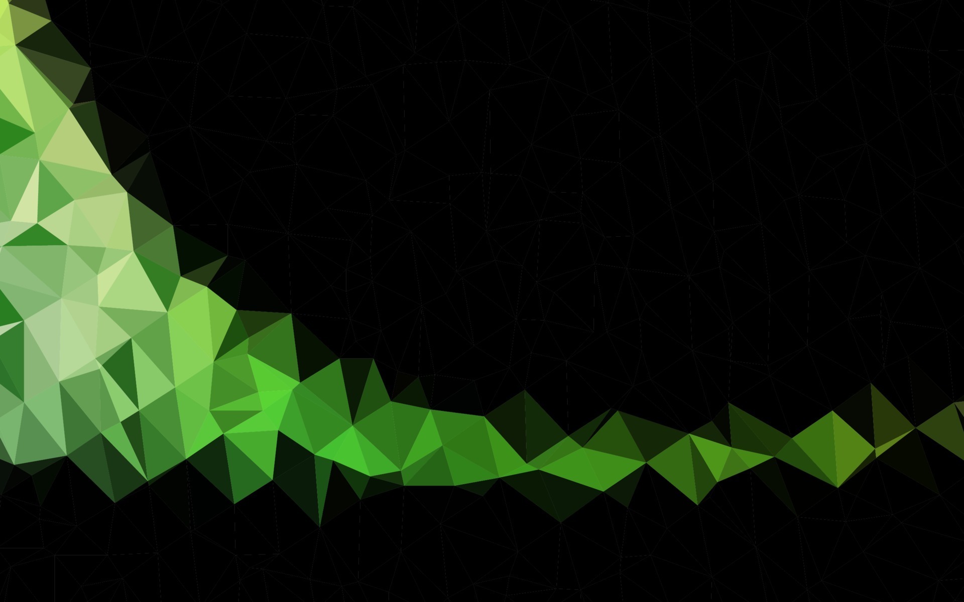 Light Green vector polygonal background. 12233330 Vector Art at Vecteezy