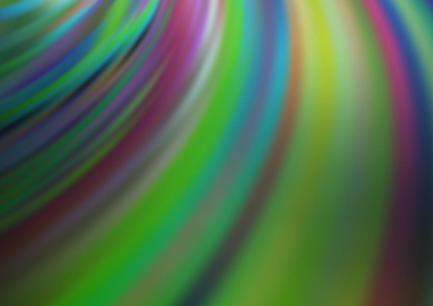 Light Green vector background with bent ribbons.