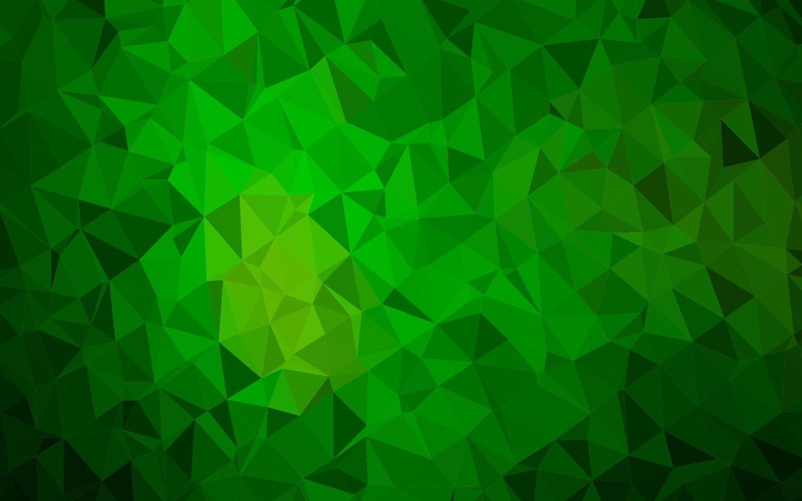 Light Green vector blurry triangle template.