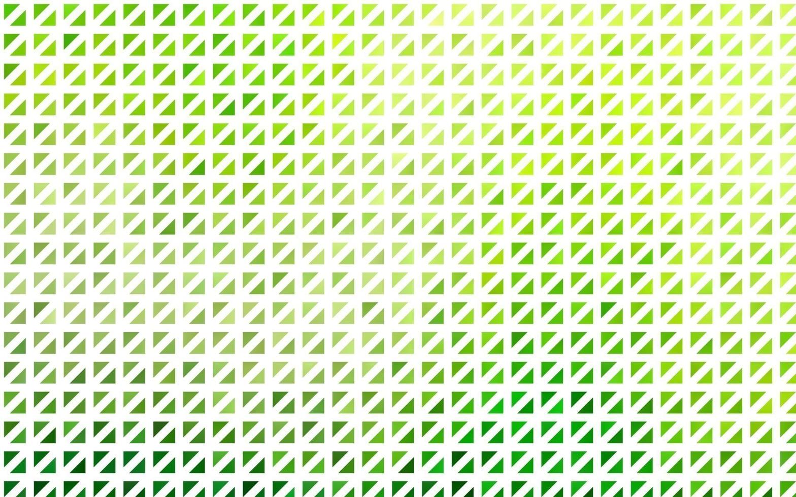 Light Green vector background with triangles.