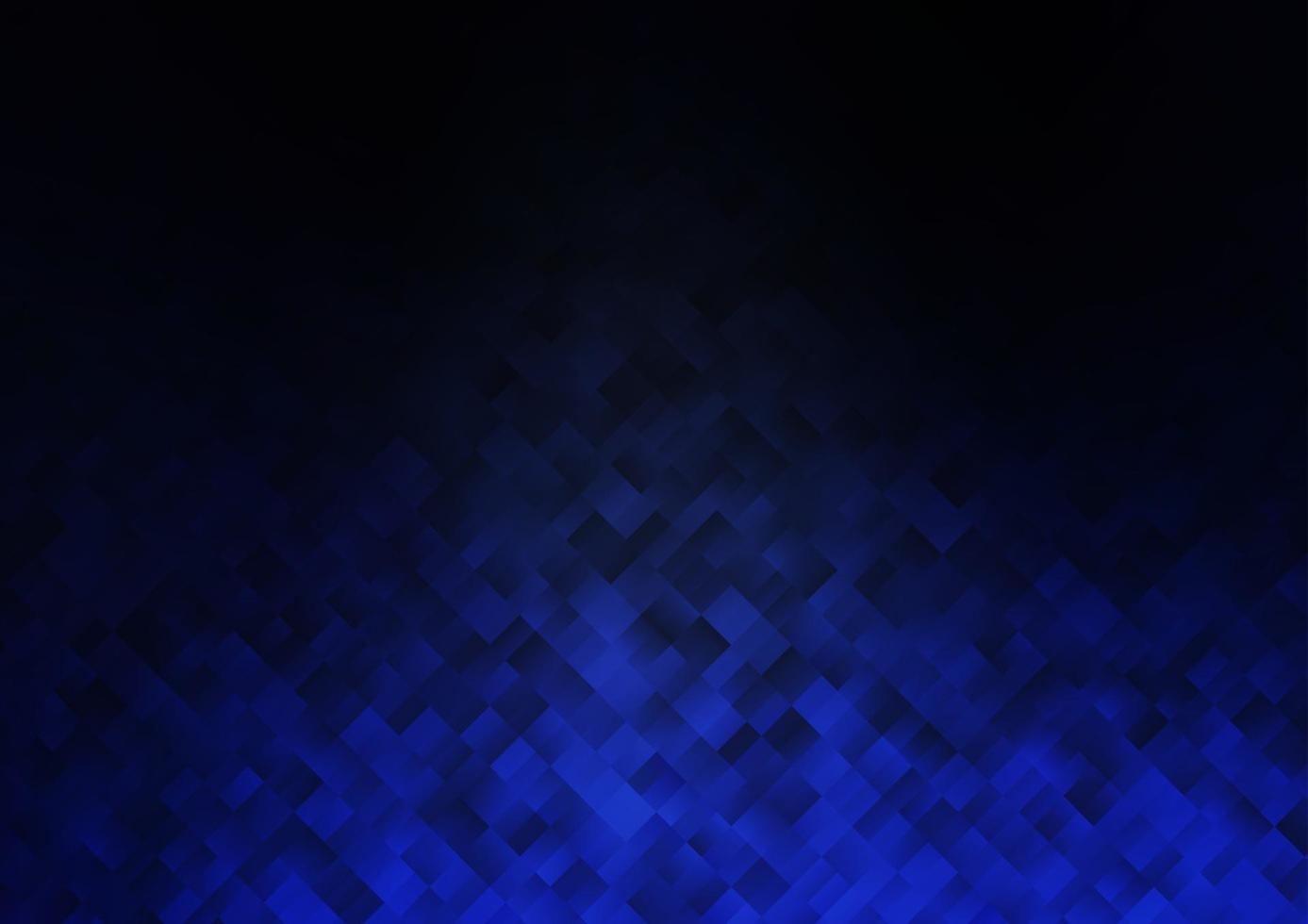 Dark BLUE vector template with crystals, rectangles.