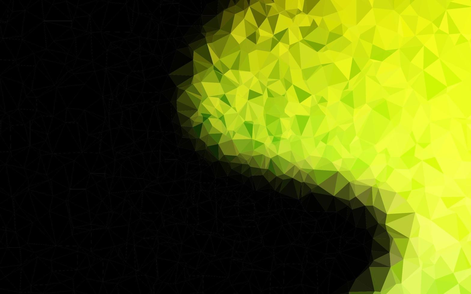 Light Green vector abstract polygonal texture.