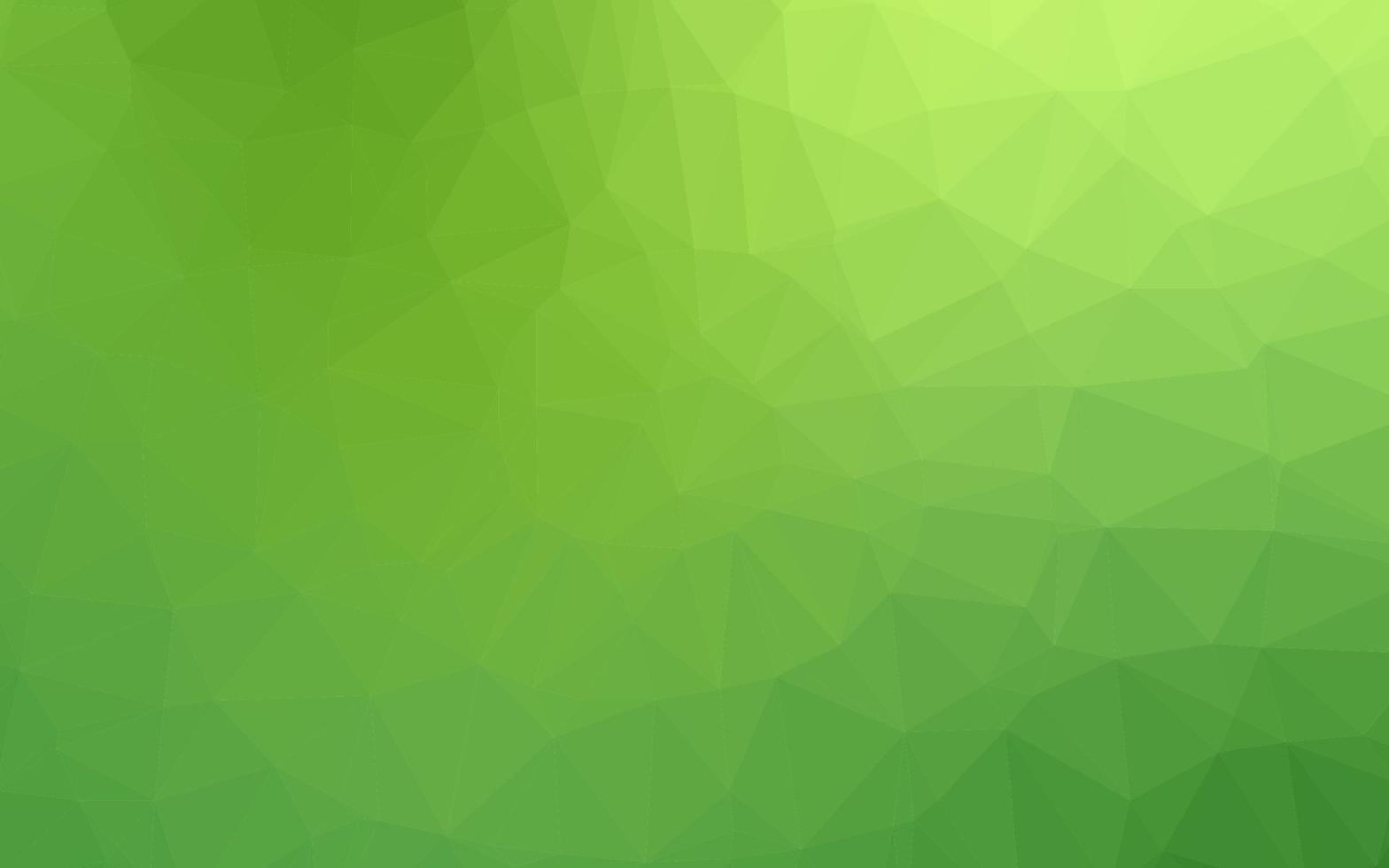 Light Green vector abstract polygonal texture.