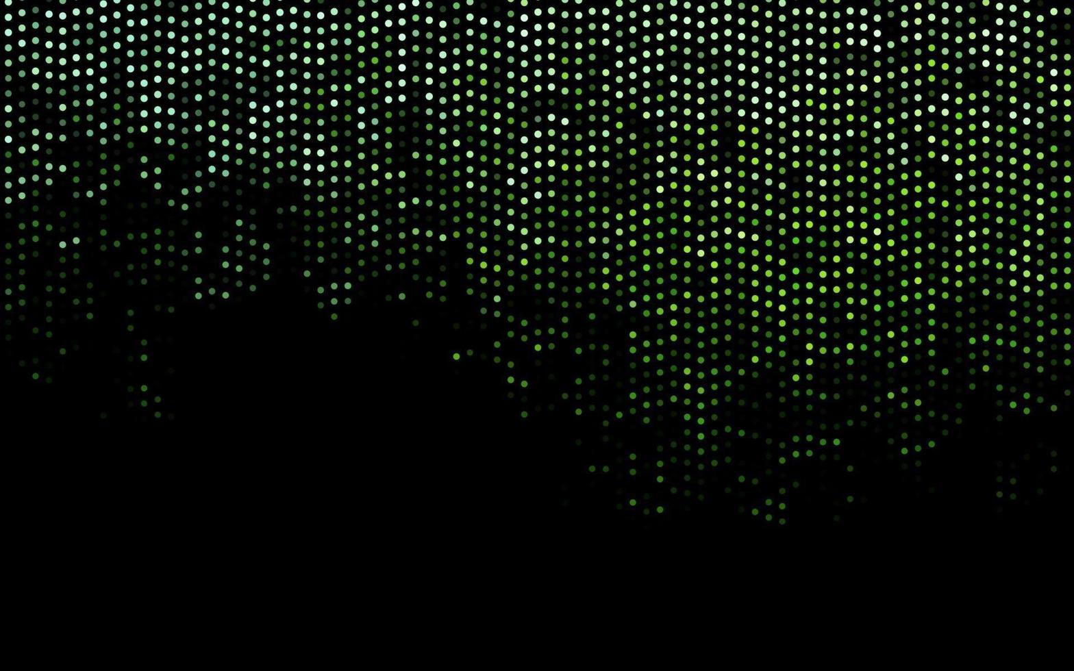 Dark Green vector template with circles.