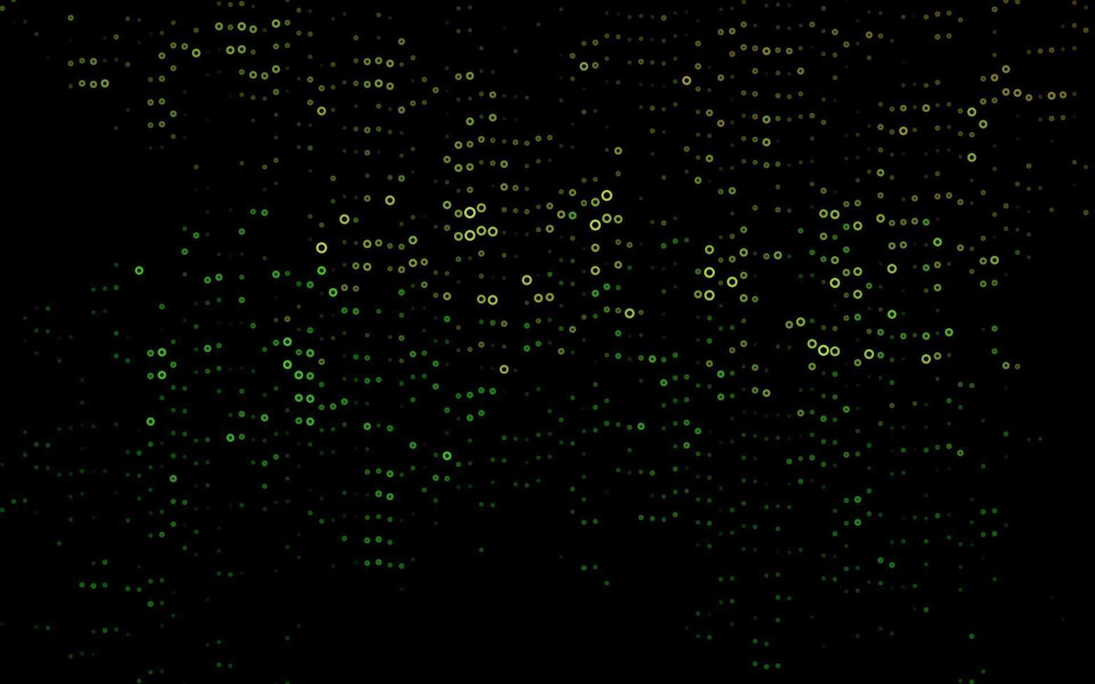 Light Green vector pattern with spheres.